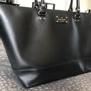 Kate Spade Wellesley Medium Harmony Black Tote Bag